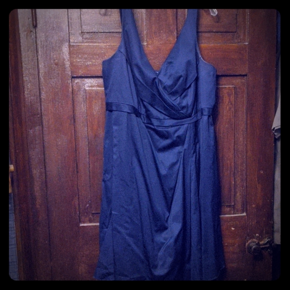 David's Bridal Navy blue dress size 20